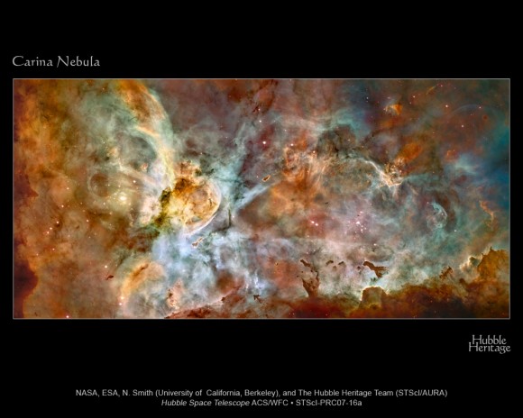 Mosaico de la Nebulosa de Carina con HSR